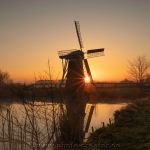 Sonnenaufgang an der Wasserschöpfmühle Bedekaspel
